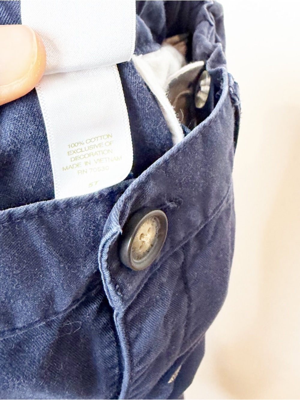 Janie and Jack | Boys Navy Mallard Duck Embroidered Chino Pants - Picture 6 of 7